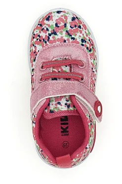 Sneakers rosa fantasia multicolor primi passi Pitt kids PK1394A