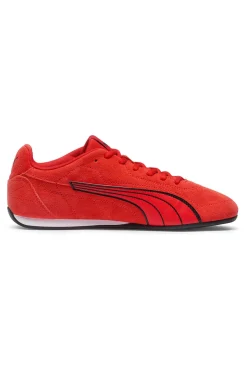 Sneakers rosse basse in suede Puma Catch SD