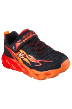 Sneakers Rosse con Fiamme da Bimbi Skechers Thermo Flash-Heat Flux