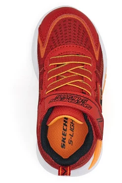 Sneakers Rosse Con Luci Colorate Skechers Lights Tri-Namics