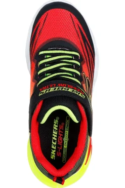 Sneakers rosse con luci chiusura a strappo Skechers Flex-Glow Ultra