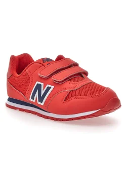 Sneakers Rosse Con Strappi In Velcro New Balance PV500CRN