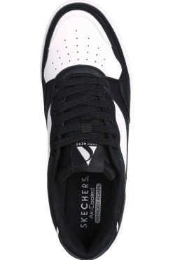 Sneakers Skechers Koop-Volley Low Varsity Nere-Bianche
