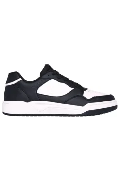 Sneakers Skechers Koop-Volley Low Varsity Nere-Bianche