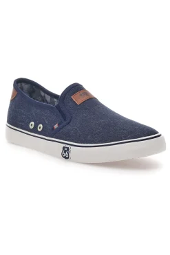 Sneakers Slip-On Blu Ruote 66 01805