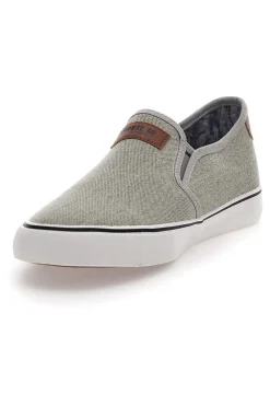 Sneakers Slip-On Grigie Route 66 01805