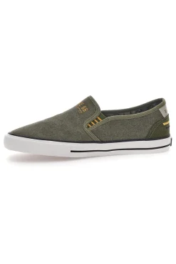 Sneakers Slip-On Verde Militare Route 66 21808