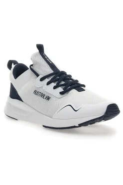 Sneakers Sportive Bianche-Blu Autralian Trainy