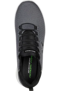 Sneakers sportive Black in mesh slip on con memory foam Skechers Dynamight