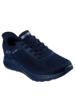 Sneakers sportive navy con Memory Foam e Slip-ins Skechers BOBS Squad Chaos Solid Step