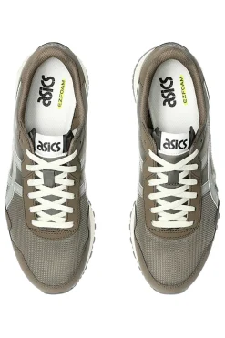 Sneakers Taupe con Dettagli Laterali Grigi ASICS TIGER RUNNER II