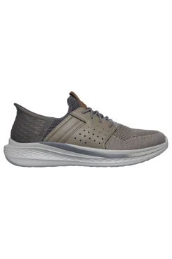 Sneakers Taupe da Uomo Skechers Slade Ocon
