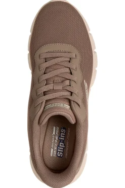 Sneakers taupe scuro Slip-Ins Memory Foam Skechers Bobs B Flex Glacial Edge