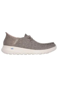 Sneakers Taupe Skechers Hands Free Slip-ins: GO WALK Max - Halcyon
