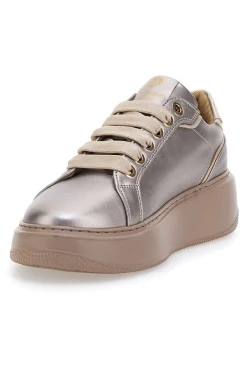 Sneakers Tortora effetto metallizzato LAURA BIAGIOTTI 93939376
