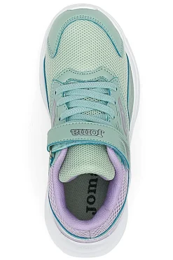 Sneakers Verde Acqua con Velcro e Lacci Elastici JOMA ACRIVE JR 2515