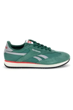 Sneakers verde con inserti in suede e Ortholite Reebok World 70