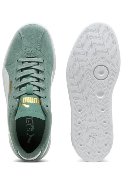 Sneakers Verde con Tomaia In Pelle e Suola Softfoam PUMA Club II Jr
