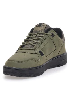 Sneakers verde militare con dettagli neri Champion RD18 LOW COMB