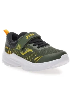Sneakers verde militare con dettagli gialli Joma JHEOSW2523V