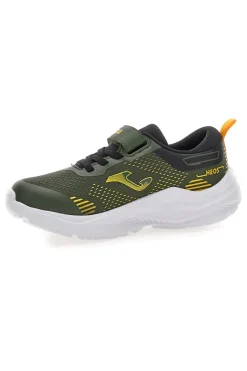 Sneakers verde militare con dettagli gialli Joma JHEOSW2523V