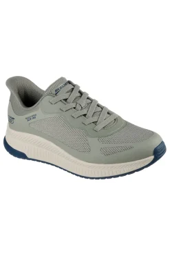 Sneakers verde oliva slip-ins comfort Skechers Bobs Squad 4