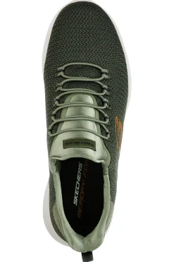 Sneakers verde oliva traspiranti con Memory Foam Skechers Dynamight