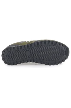 Sneakers Verdi con Dettagli Arancioni Gas Sedrik