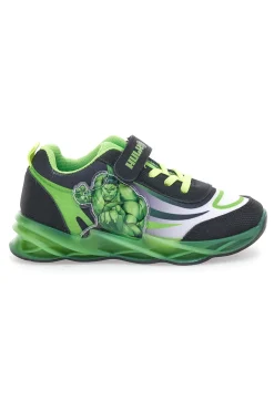 Sneakers Verdi e Nere Con Velcro Avengers Hulk R1010212T