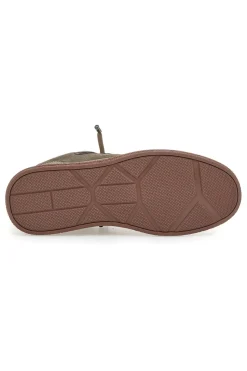 Sneakers verdi fondo a contrasto Marina Militare MM793