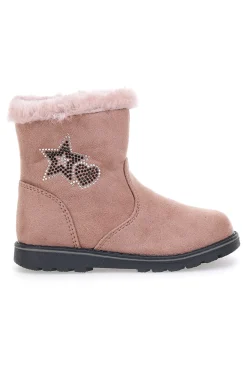 Stiefeletten mit rosa Fell Danke 13839