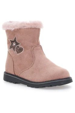 Stiefeletten mit rosa Fell Danke 13839