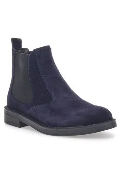 Stivaletti Beatles Blu in Pelle Scamosciata Longford 09