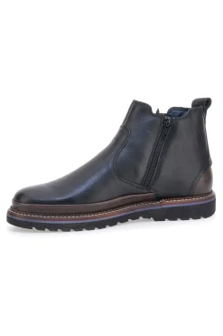 Stivaletti Beatles Chelsea boots marroni e neri in vera pelle con fondo carrarmato Pittarello Eco 252480052