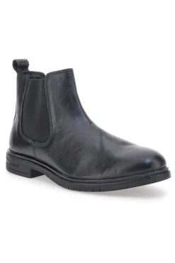 Stivaletti Beatles Neri Con Cerniera Max Dillan 600