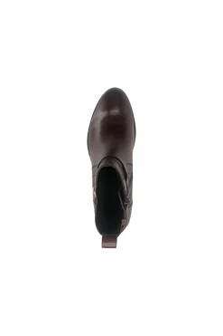 Stivaletti bordeaux in pelle caldi con fibbia Bagatt D15AMQ374000