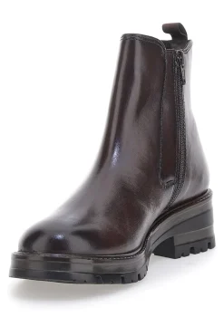 Stivaletti Chelsea Bordeaux con Tomaia in Pelle MIO TEMPO 2413