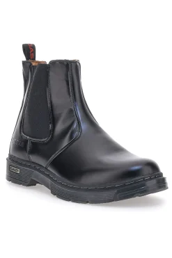 Stivaletti Chelsea Neri In Vera Pelle GAS 421510