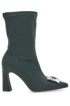 Stivaletti con Tacco Verdi dame Rose 896