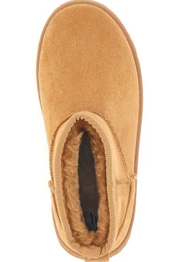 Stivaletti cuoio con velcro e interno caldo con pelo Grazie Girls GB2029