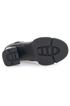 Stivaletti neri con gambale risvoltato alti SWISH 1X