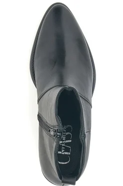 Stivaletti neri in pelle con tacco medio Pittarello Class 865040
