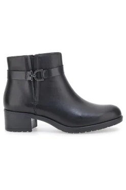 Stivaletti Neri Vera Pelle Prima Riga 854295