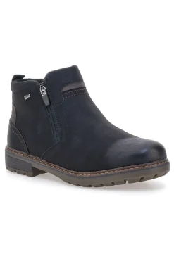 Stivaletti neri water repellent con zip laterale Relife 20821B16R
