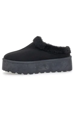 Stivaletti Pantofole con Pelo Nere Pittarello Love 1913