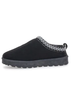 Stivaletti Pantofole con Pelo Nere Pittarello Love 1859