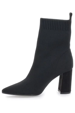 Stivaletti Socks Neri a Punta con Tacco Alto The First 484