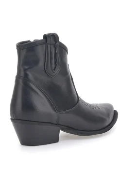Stivaletti Texani Neri Bassi Made in Italy PITTARELLO LOVE TEX925