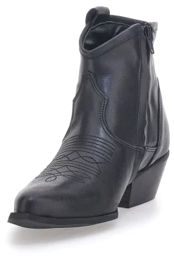 Stivaletti Texani Neri Bassi Made in Italy PITTARELLO LOVE TEX925