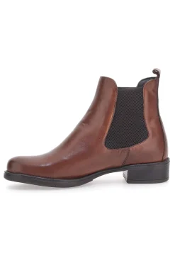 Stivaletti Vera Pelle Marroni The First 2326